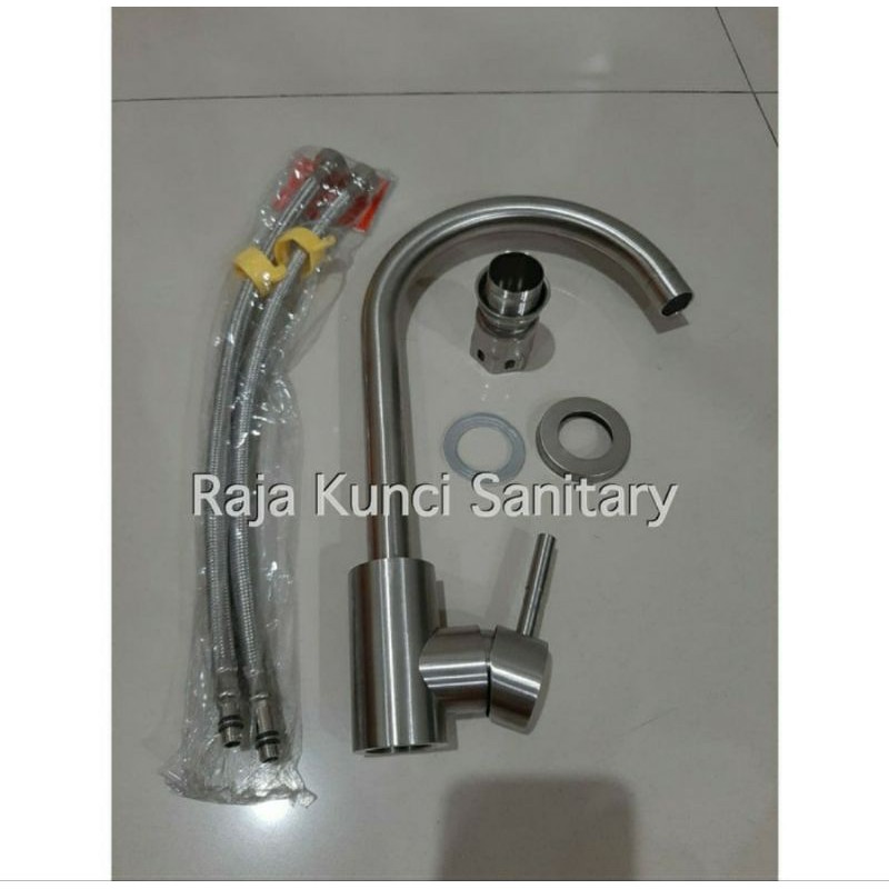 Kran Cuci Piring Meja Panas Dingin/Kran Angsa Sink Meja/Kran Mixer/Kran Dapur/Kran Kitchen Sink