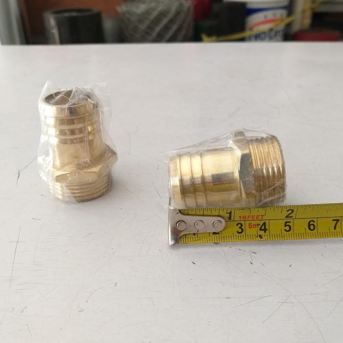 *#*#*#] Nepel selang 1 inch x 1 inch. nepel kuningan