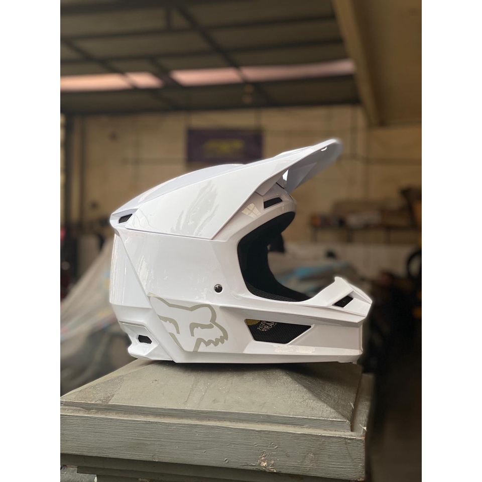 FOX ECE WHITE V1 PLAIC HELMET MIPS