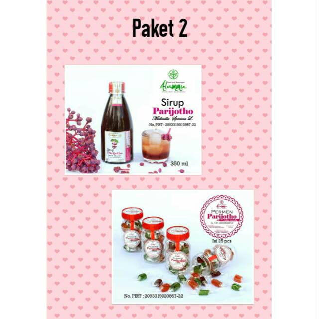 

COD - PAKET PROMIL SEHAT SIRUP PARIJOTO & PERMEN JELLY PARIJOTO