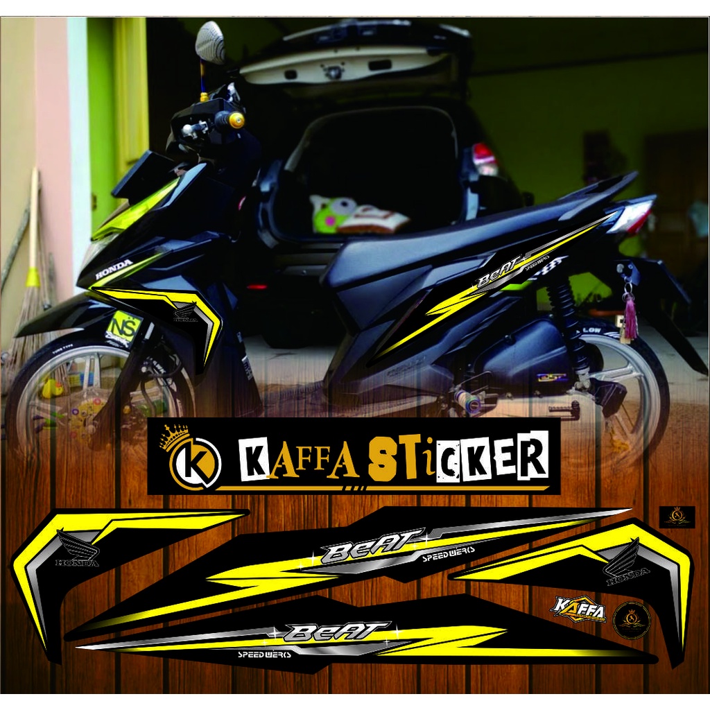 Striping Motor Beat 2016 2017 2018 2019 Fi striping variasi sticker beat fi