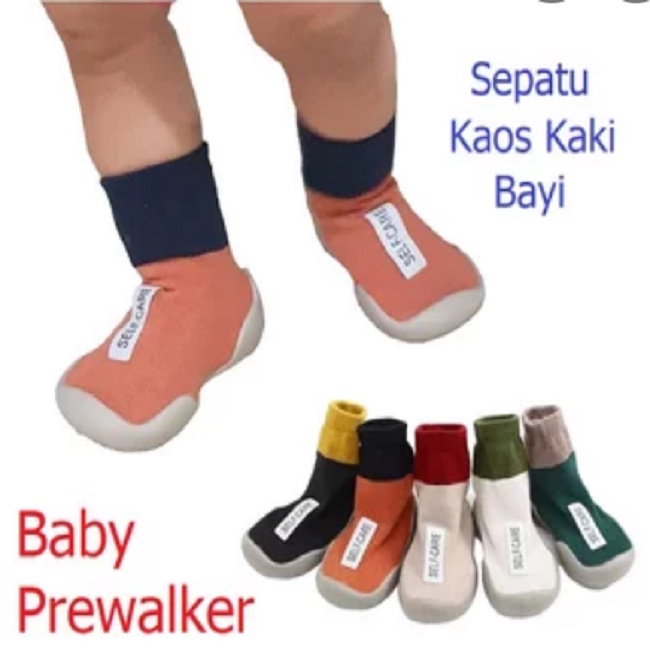 Sepatu Anak Prewalker Shoes Bayi Skidder Alas Karet Anti Slip