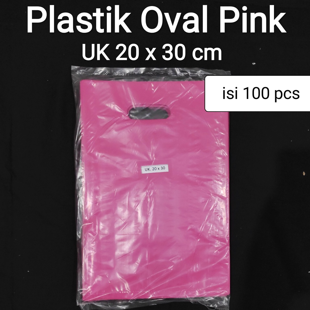 HD oval Polos Uk 20x30 (10 bks), kantong plastik baju HD plong