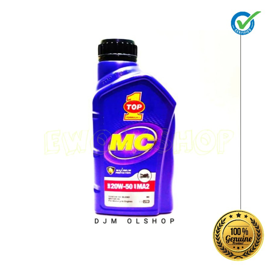 OLI TOP1 MC 20W-50 4T 0,8 L 100% Original Product