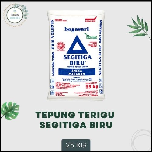 

TEPUNG SEGITIGA BIRU BOGASARI 25 KG MURAH !!