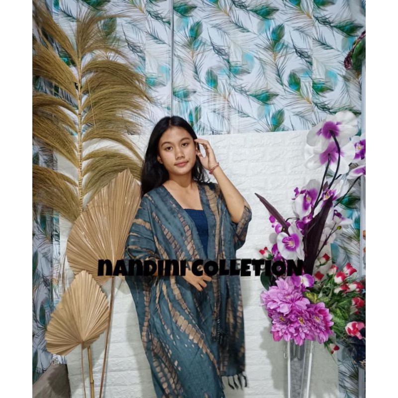 auter Bali cardigan motif lilit-Abu