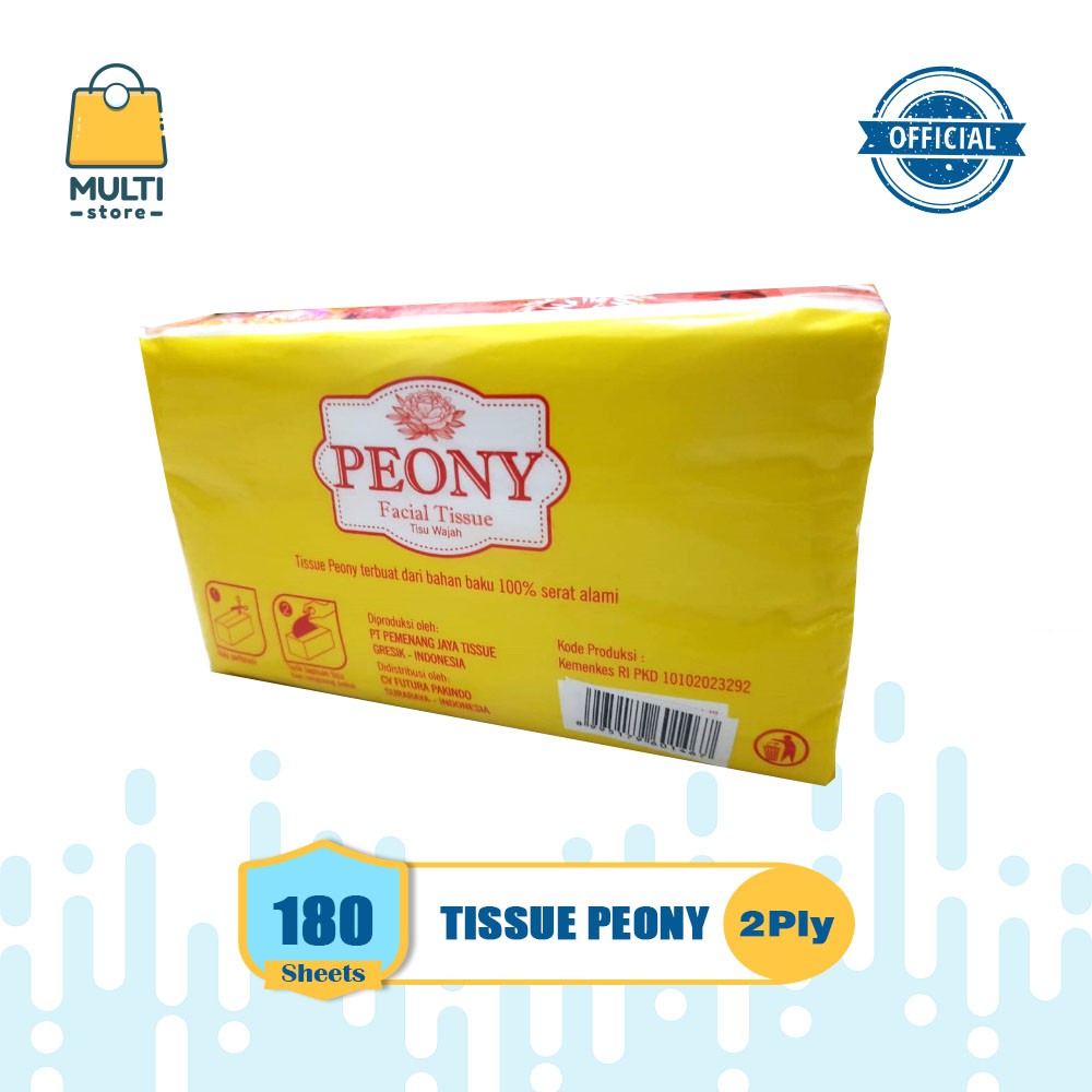 Tissu Wajah Premium 180 Sheet Tissu 2ply Poeny Tisu Murah Surabaya Shopee Indonesia