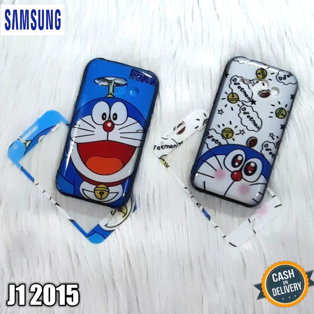 Softcase + Tempered Glass Samsung J1 2015