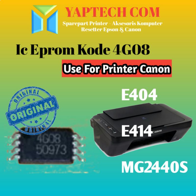 5Pcs 4G08 Printer Canon E404 IC Eprom 4G08 MG2440S IC Eprom E414 4G08