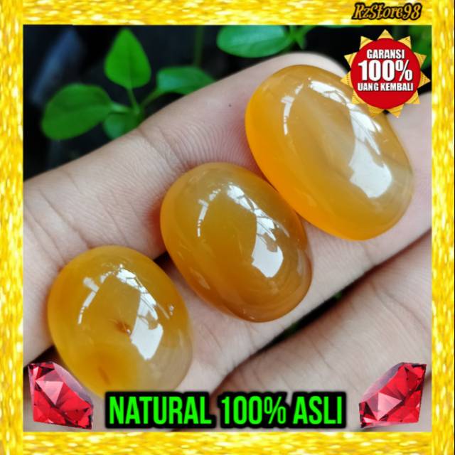 Batu akik sulaiman madu kalimantan asli natural alam
