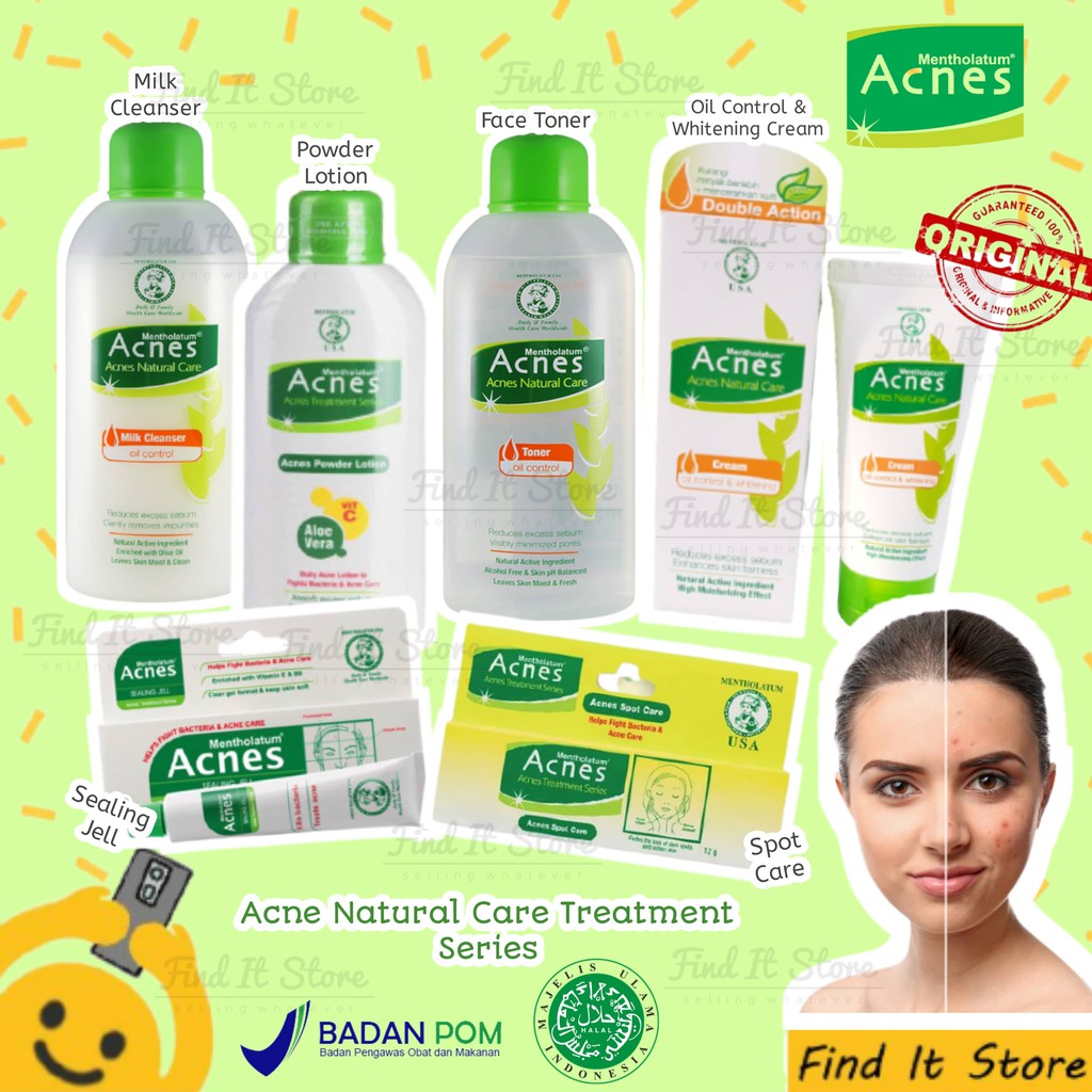 Acnes Natural Care Treatment Series | Acne Care | Perawatan Kulit Wajah Berjerawat