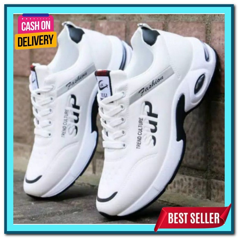 Sepatu M- Fashion Wanita Jogging Korea Sneakers Cewe Jogging Fashion Sport Wanita Murah Wanita Korea
