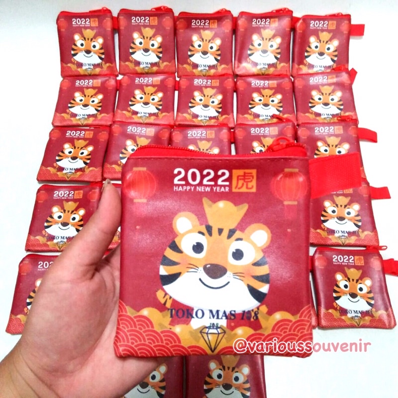 Custom Dompet Angpao Imlek Minimal 25pcs Gambar Sama Nama Sama Kotak