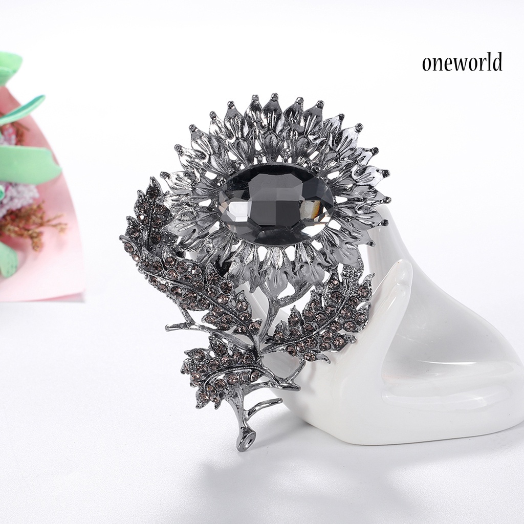 OW@ Brooch Fashion Easy to Match Clothes Accessories Elegant Tulip Flower Brooch Pin for Gifts