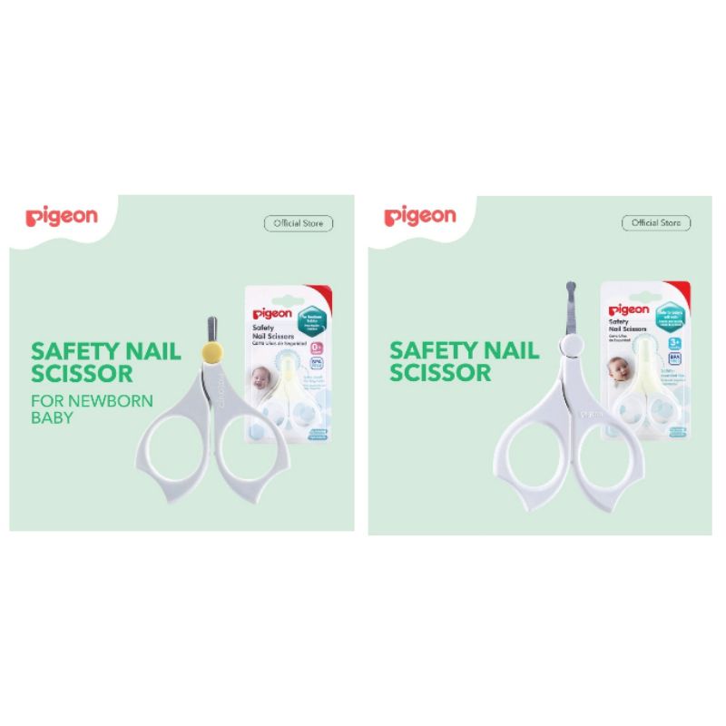 pigeon baby safety nail scissor 0+ &amp; 3m+