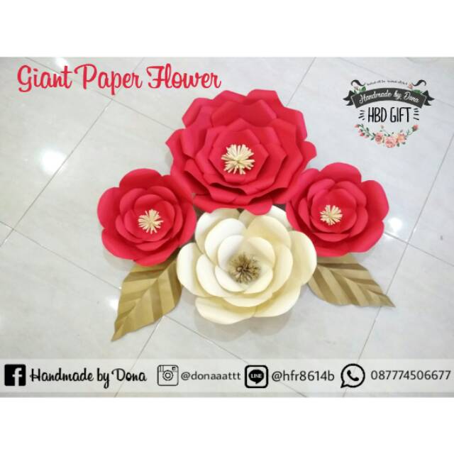

GIANT PAPER FLOWER SATUAN