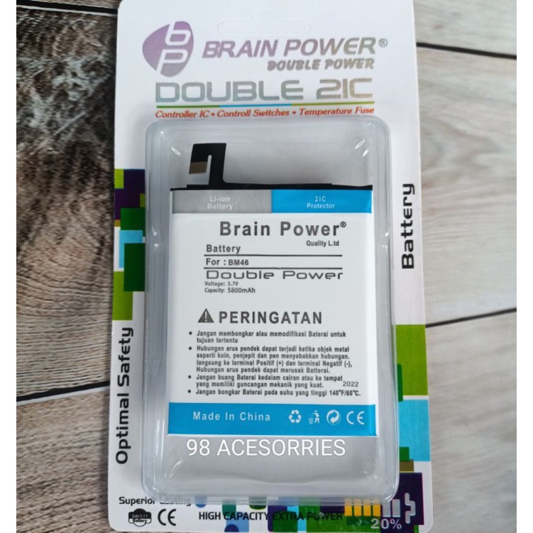 Batre Batre Batre / Xiaomi Redmi Note 3 Bm-46 Doubel power