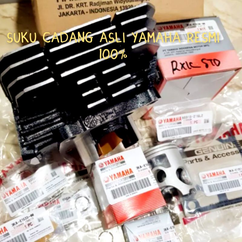 BLOK SEHER SET SERI YP-1 RX KING LAMA RX KING NEW - ORIGINAL YAMAHA RESMI 100%