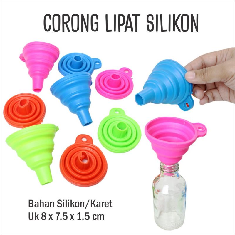 {HK_88}CORONG SILIKON LIPAT PORTABLE/CORONG AIR /CORONG MINYAK