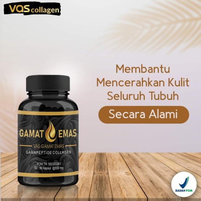 Obat Herbal Vas Collagen Gamat Emas Asli Product 100 Original Indonesia