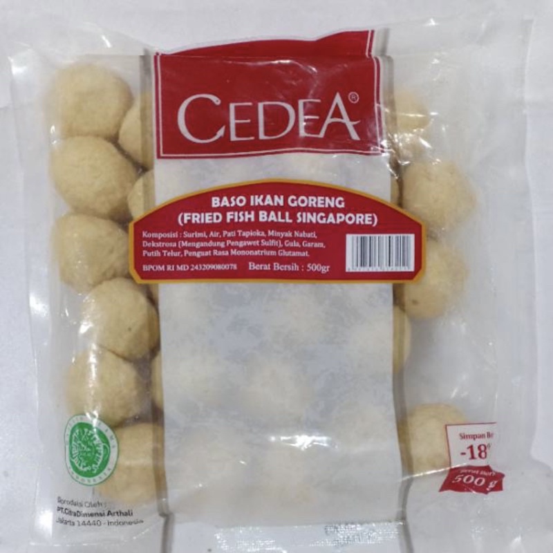 

CEDEA Bakso Ikan Goreng Fried Fishball Singapore 500gr