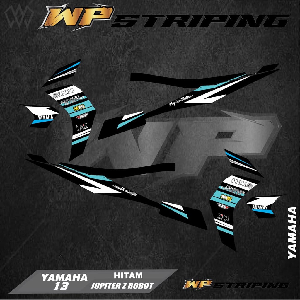 STRIPING JUPITER Z ROBOT 2010 - STIKER VARIASI LIST SKOTLET YAMAHA JUPITER Z ROBOT - 13