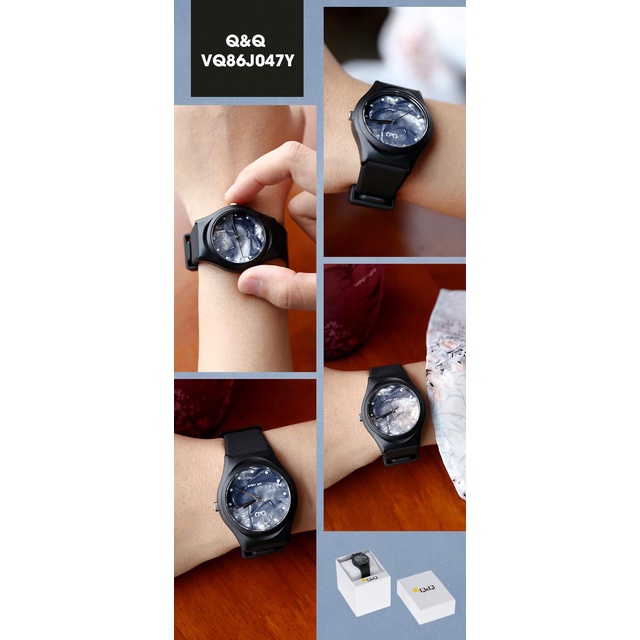 Q&amp;Q Original Watch VQ86 Series Hitam Jam Tangan Wanita