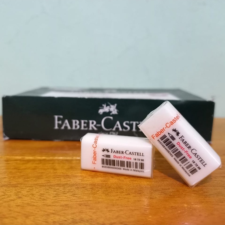 Penghapus Putih Faber Castell kecil