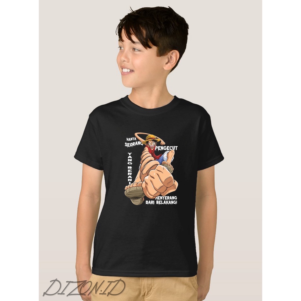 Koas one piece anak / kaos oblong one piece / tshirt anak one piece / kaos anime one piece loser