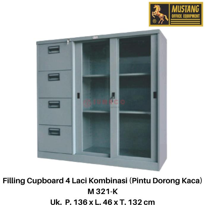 

\\\\\] Lemari File / Filling Cabinet || Mustang - Cabinet Kombinasi M 321-K