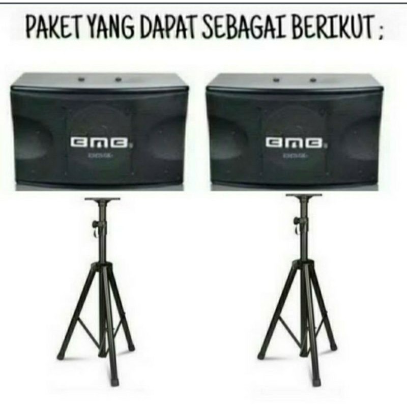 Paket Karaoke BMB CS 450 V 10 Inch Amplifier Bluetooth Usb Equalizer