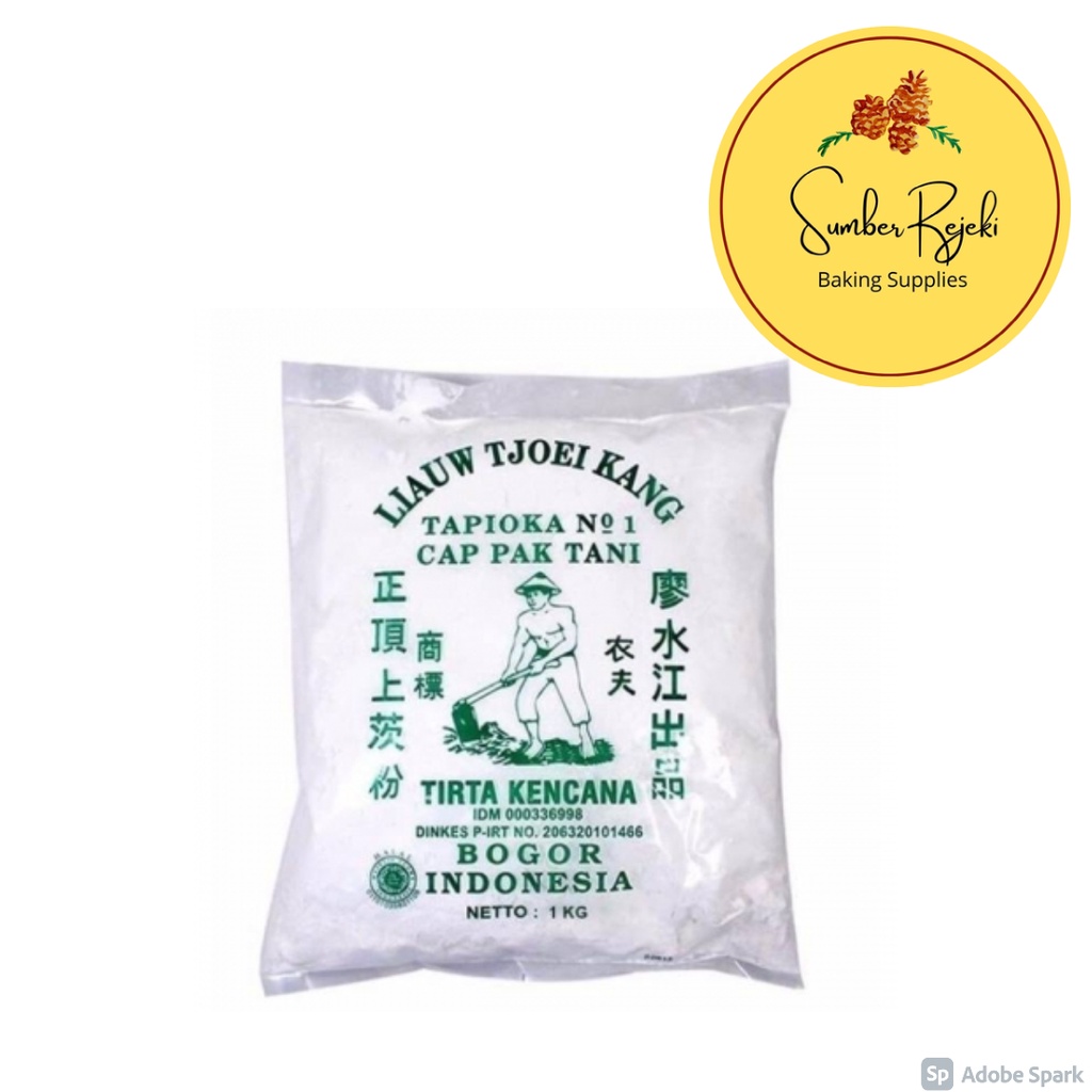 Tepung Tapioka Pak Tani | Liauw Tjoei Kang | Tepung Sagu Pak Tani 1 Kg