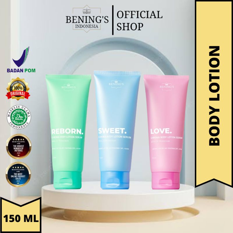 BODY LOTION SERUM BENING SKINCARE DR OKY PRATAMA MENCERAHKAN KULIT