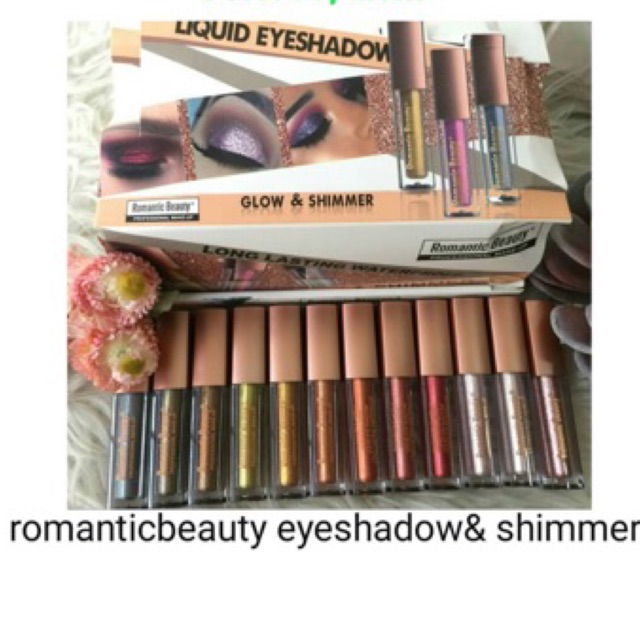 romantic beauty liquid eyeshadow gliter  ( harga/lusin )