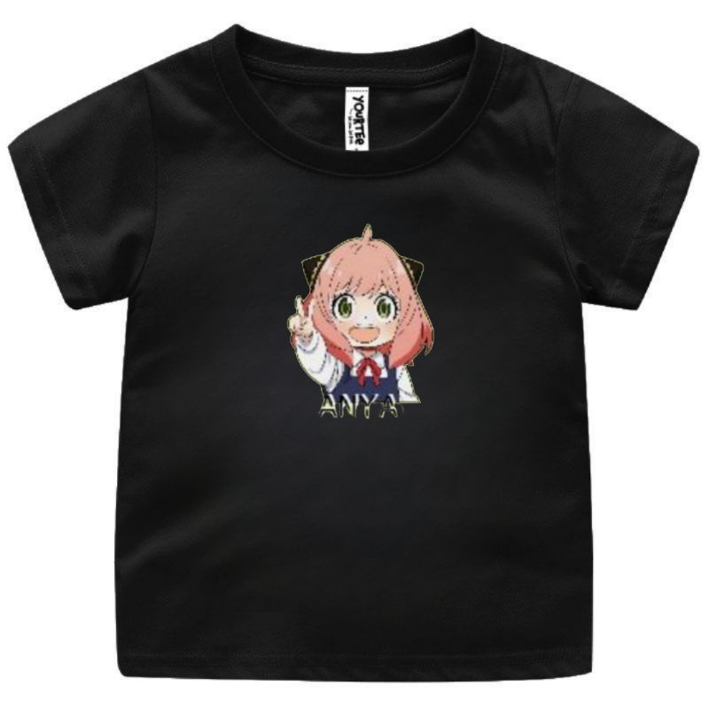 Baju Kaos Atasan Anak Cewek  ANIME SPY X FAMILY&quot;KARAKTER ANYA&quot; 1-12 Tahun S.M.L.XL.2XL.3XL