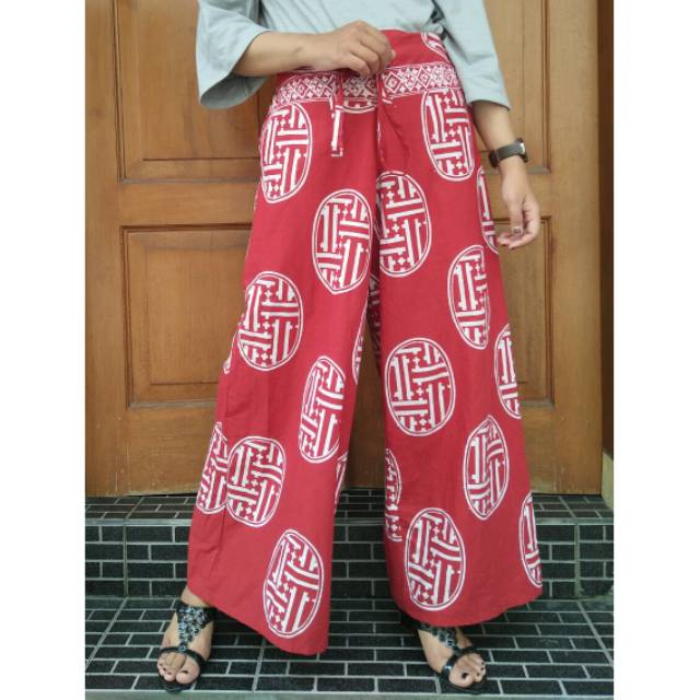 KULOT BATIK / CELANA PANJANG WANITA / KULOT BATIK WANITA / KULOT BATIK PANJANG / KULOT KATUN
