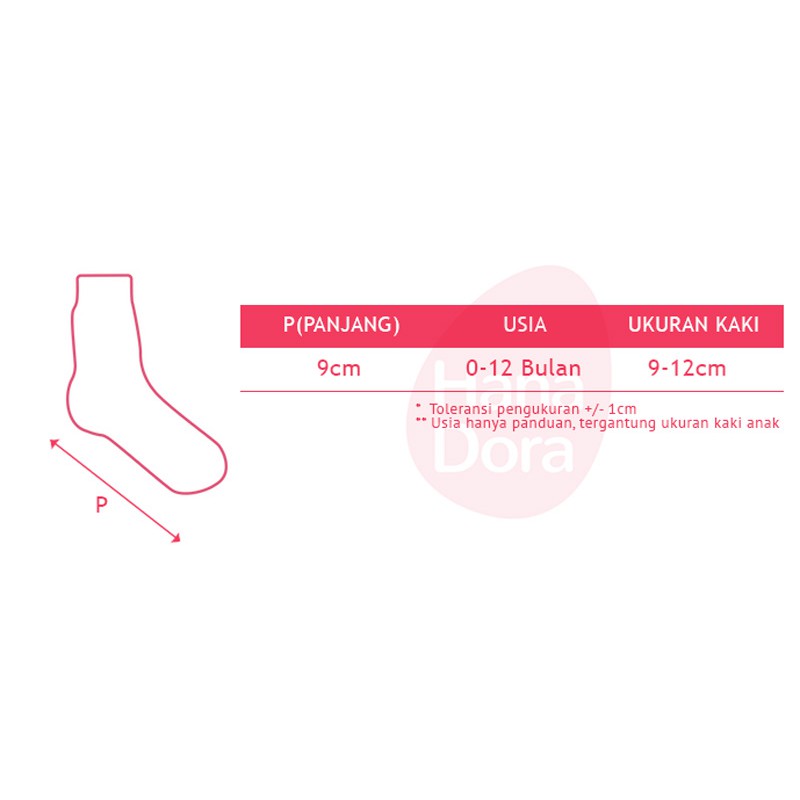 Catell Love Kaos Kaki SC17 - Baby Kids Socks