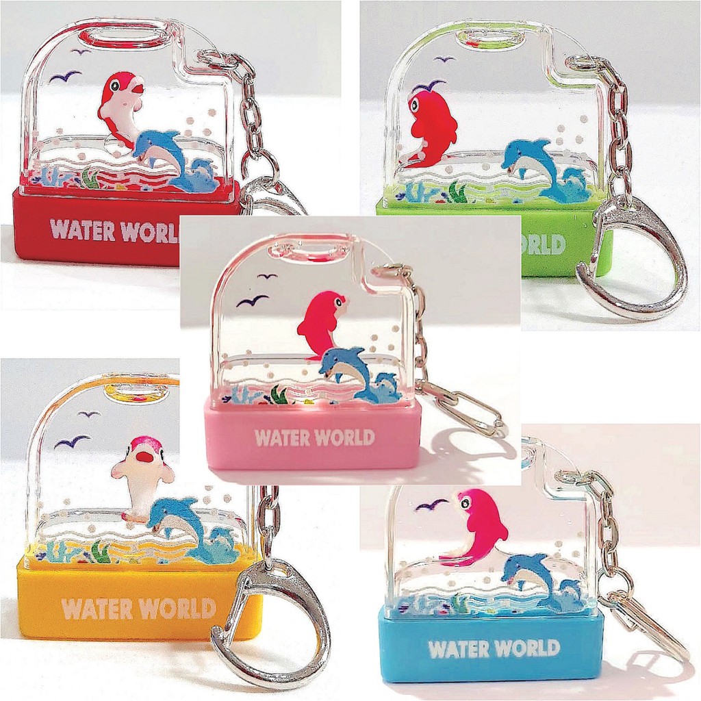 

CUSTOM STAMP DOLPHIN stempel anak /profesi ww ganci big water world