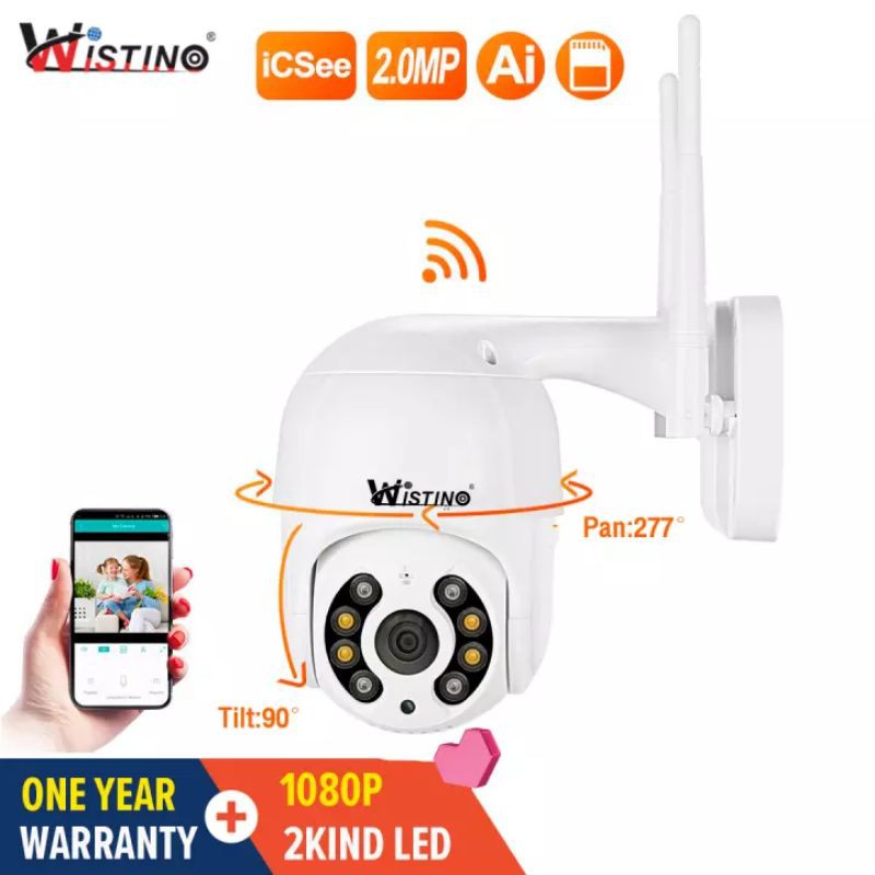 Wistino CCTV Wifi Kamera Ip 1080 P Tahan Air Camera Peluru Luar Ruang