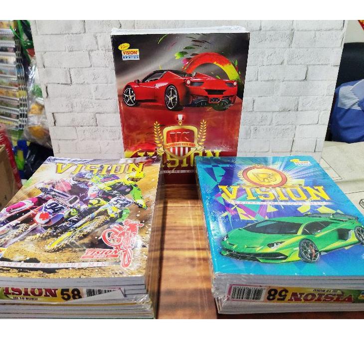 Trendy Buku Tulis 58 lembar Vision 1 pack 