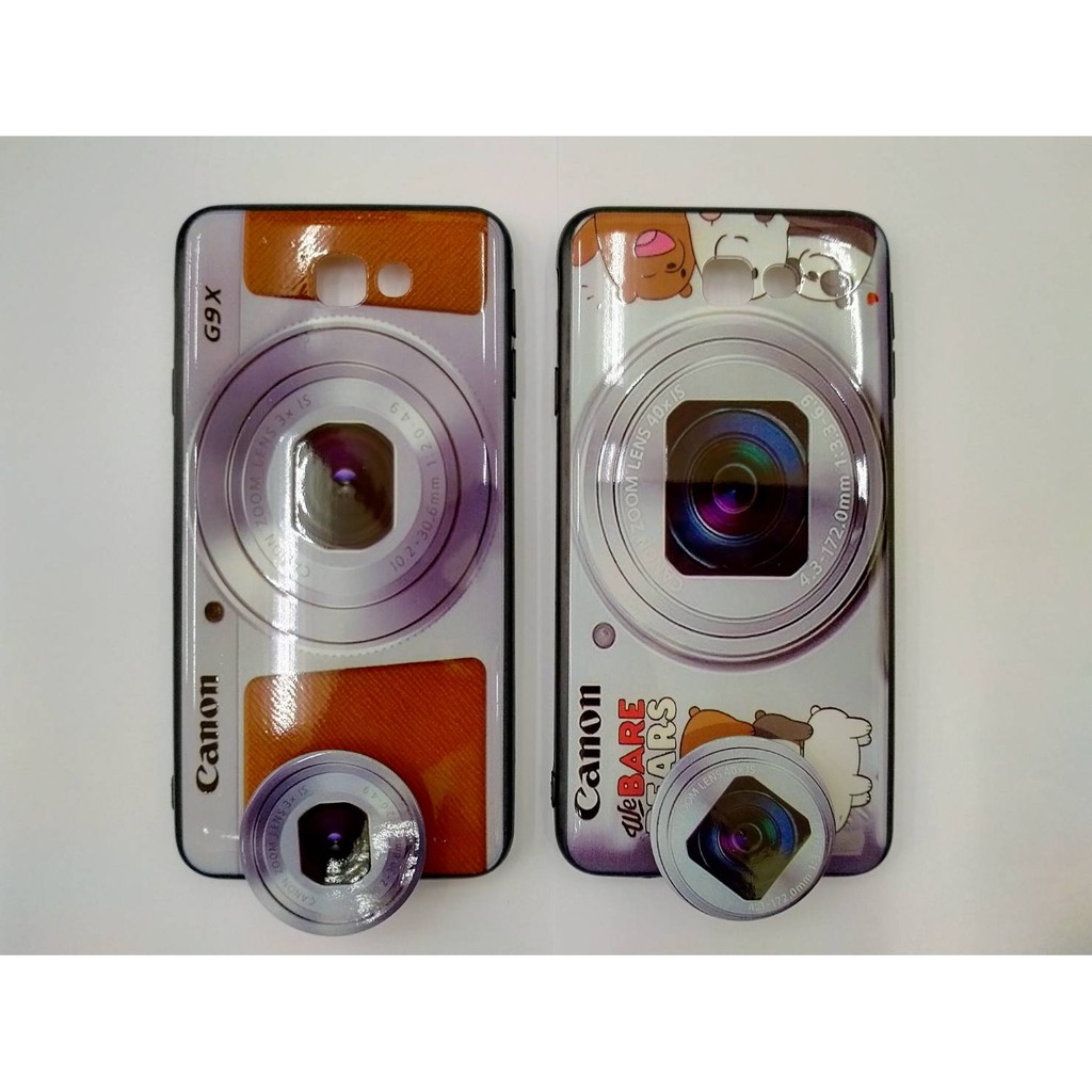 Case Samsung J7 PRIME Casing Camera FREE Popsocket