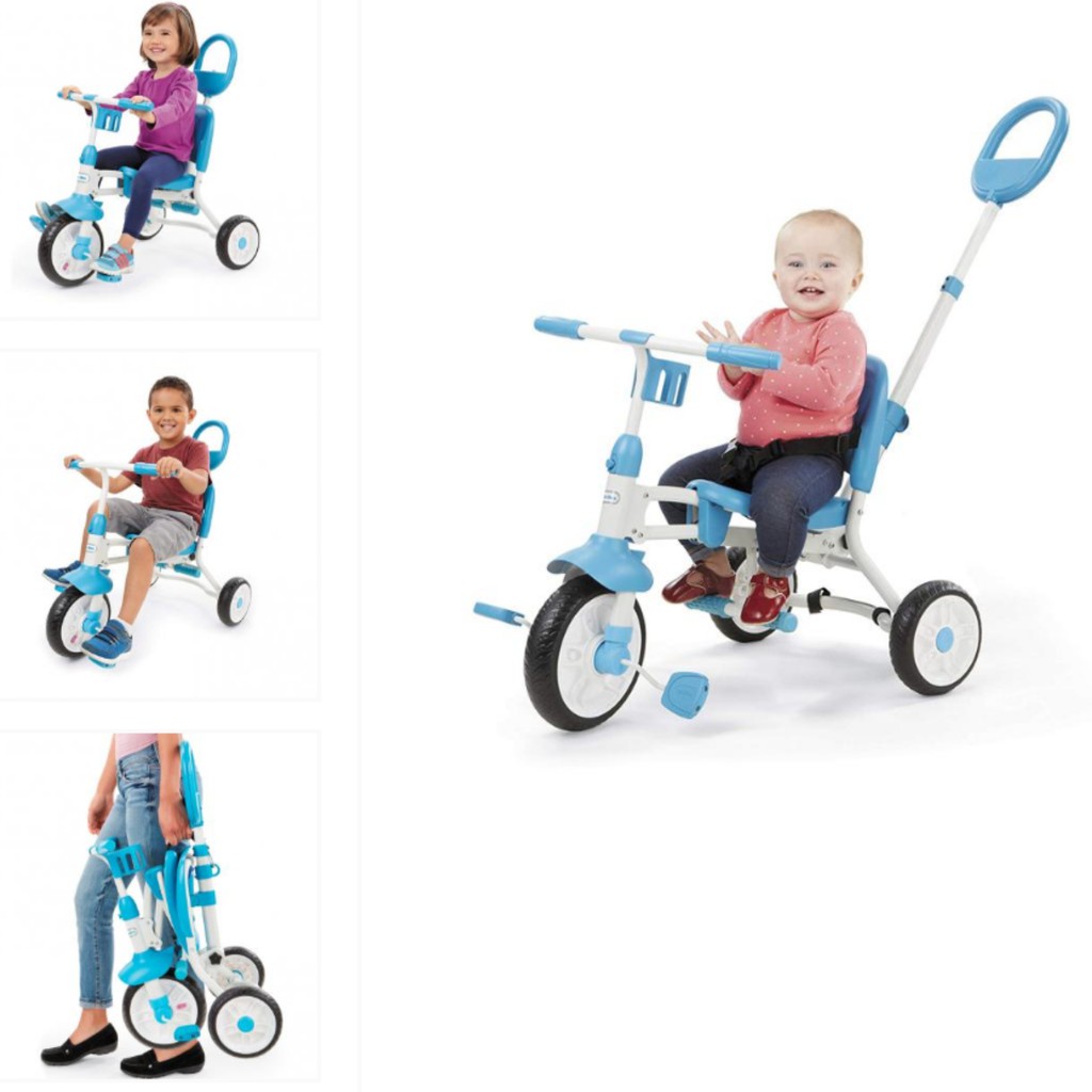 little tikes push and ride tricycle