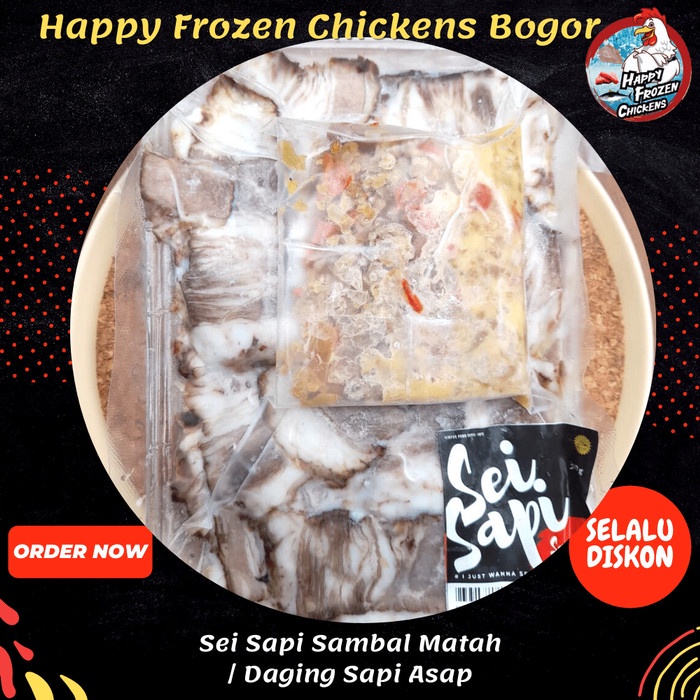 

Daging Asap - Sei Sapi Daging Asap Frozen Belmont