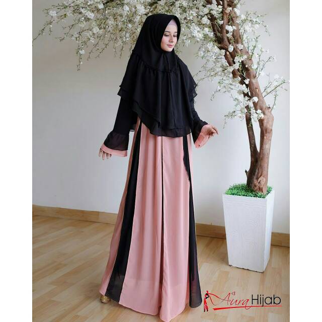 Set gamis by aura hijab