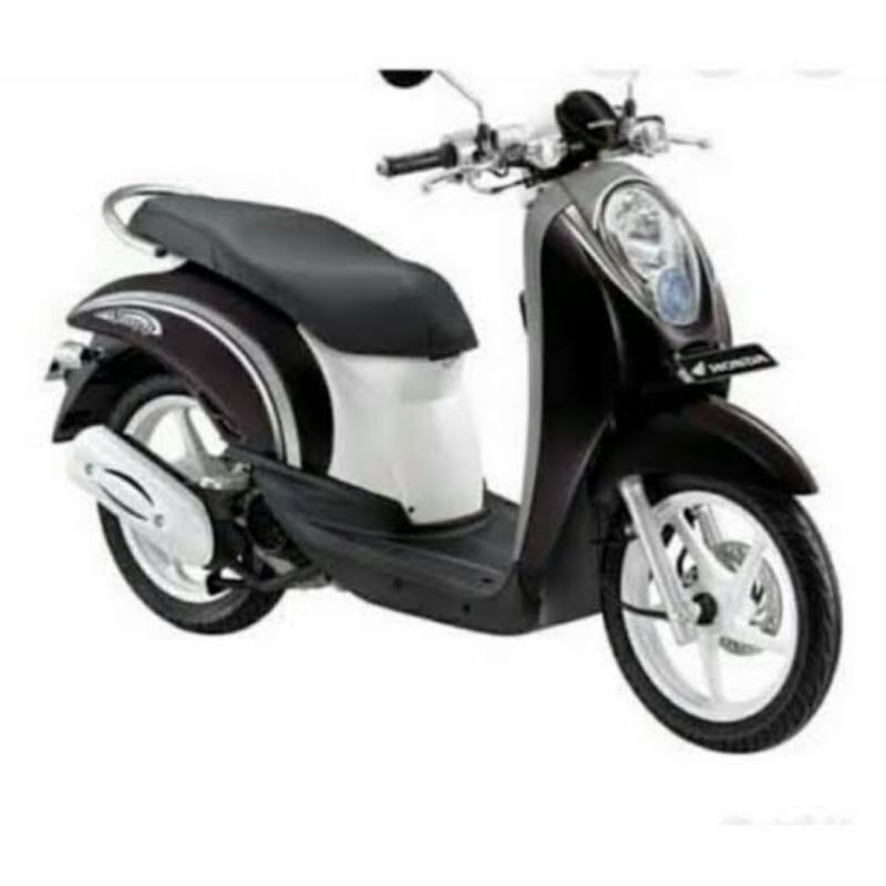 Spakbor Depan Honda Scoopy Warna Hitam Tahun 2010