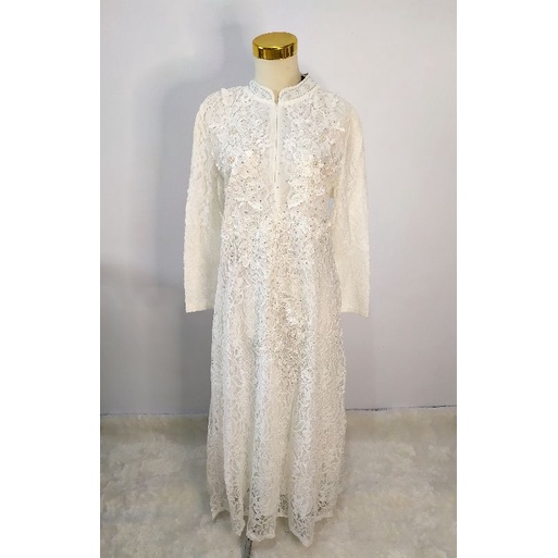 Gamis Brokat Putih