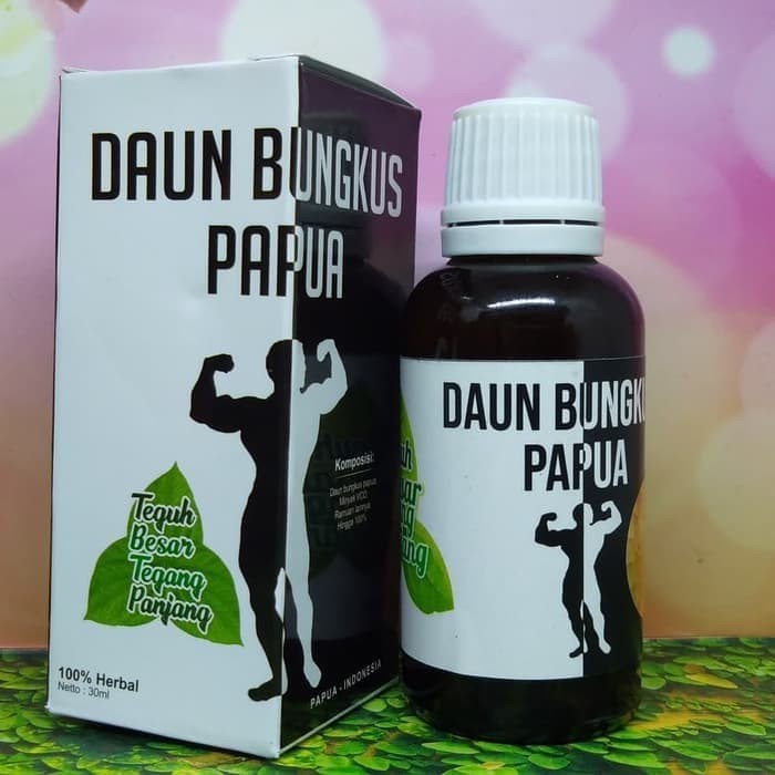 Daun Bungkus Papua 100% Original - MINYAK DAUN BUNGKUS PAPUA ASLI PEMBESAR KELAMIN MR P PRIA 100% AM