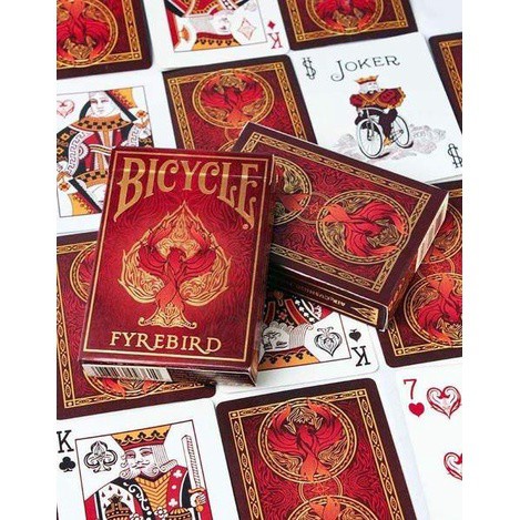 BICYCLE COLLECTORS FYREBIRD playing card kartu remi poker sulap import