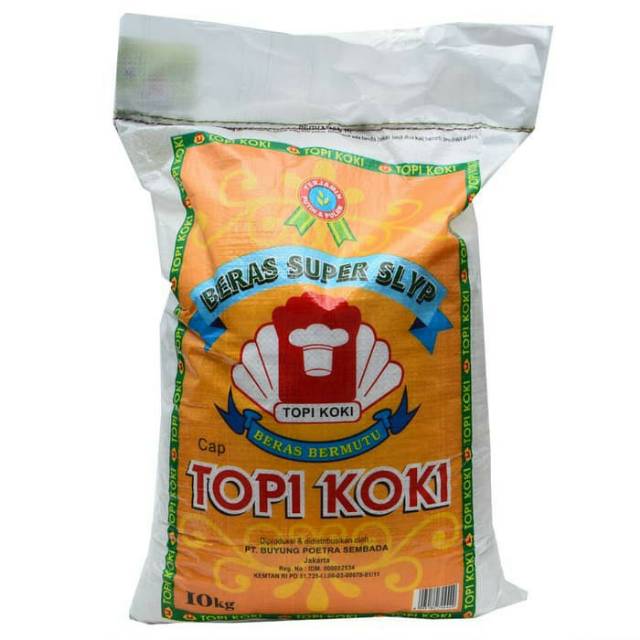 

Beras Topi Koki Slyp Kuning 10 kg | Topikoki 10kg Slypkuning