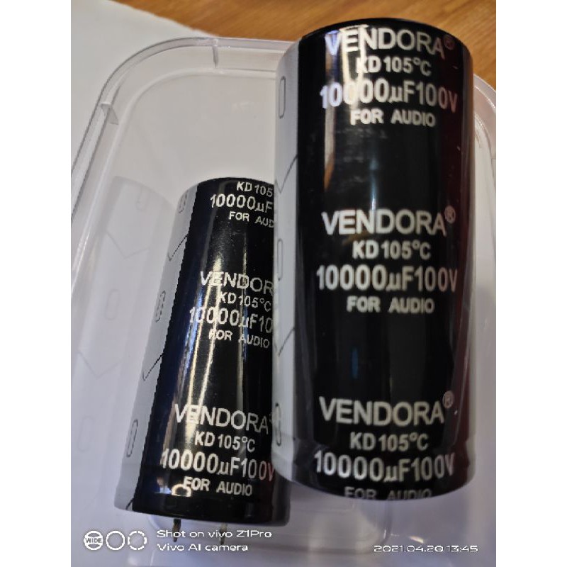 Elco 10000uf/100v merk Vendora
